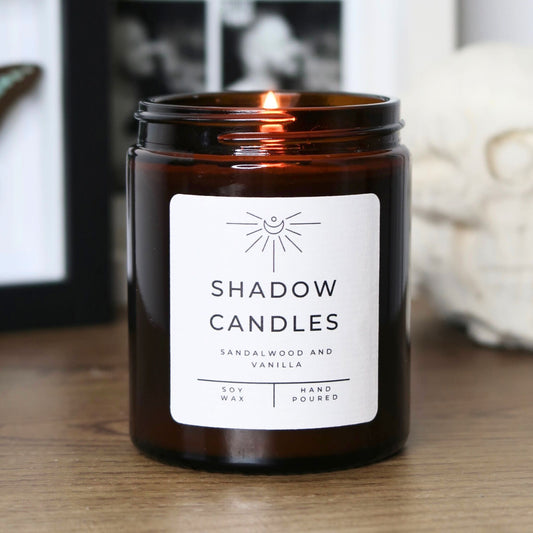 Sandalwood and Vanilla Soy Wax Candle