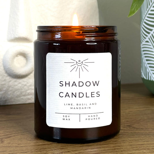 Lime, Basil and Mandarin Soy Wax Candle